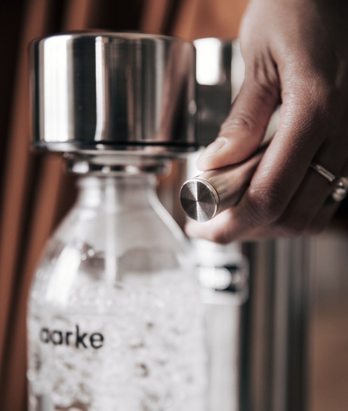 aarke Carbonator 3 炭酸水メーカー - スチールシルバー