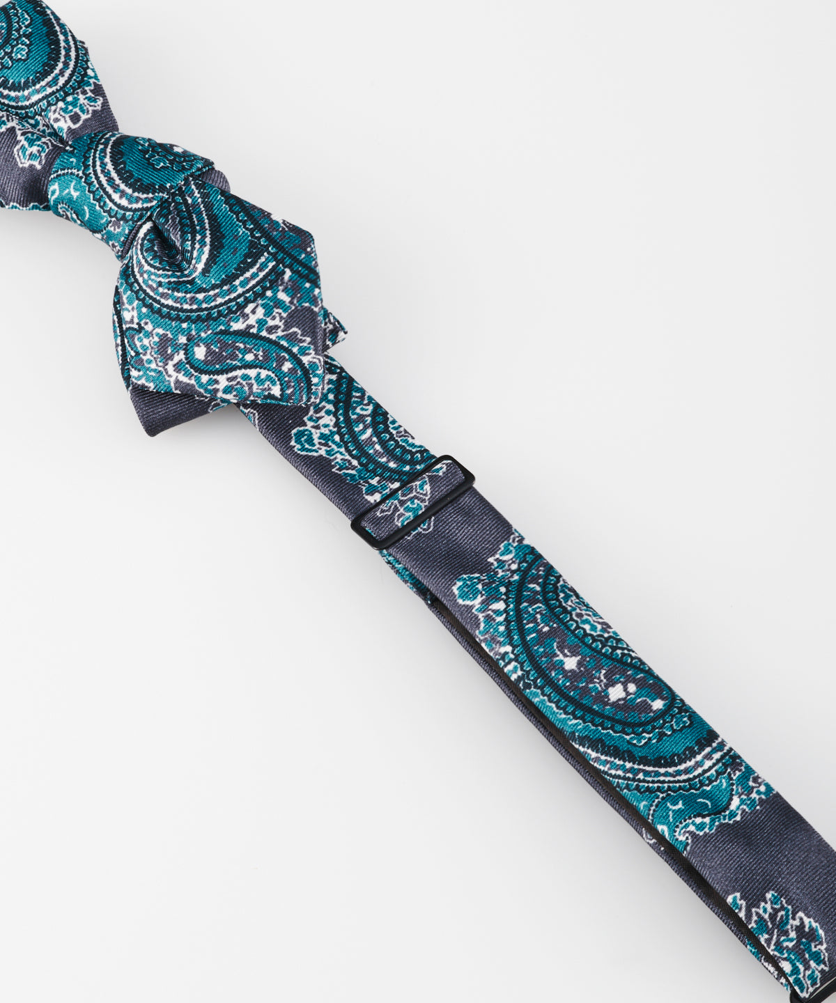 KNOX & TAYLOR ボウタイ(ブルーグレーペイズリー)