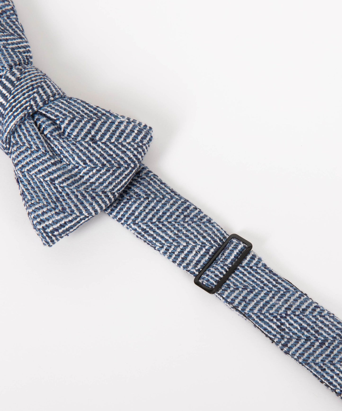 KNOX & TAYLOR ボウタイ(ブルーヘリンボーン)