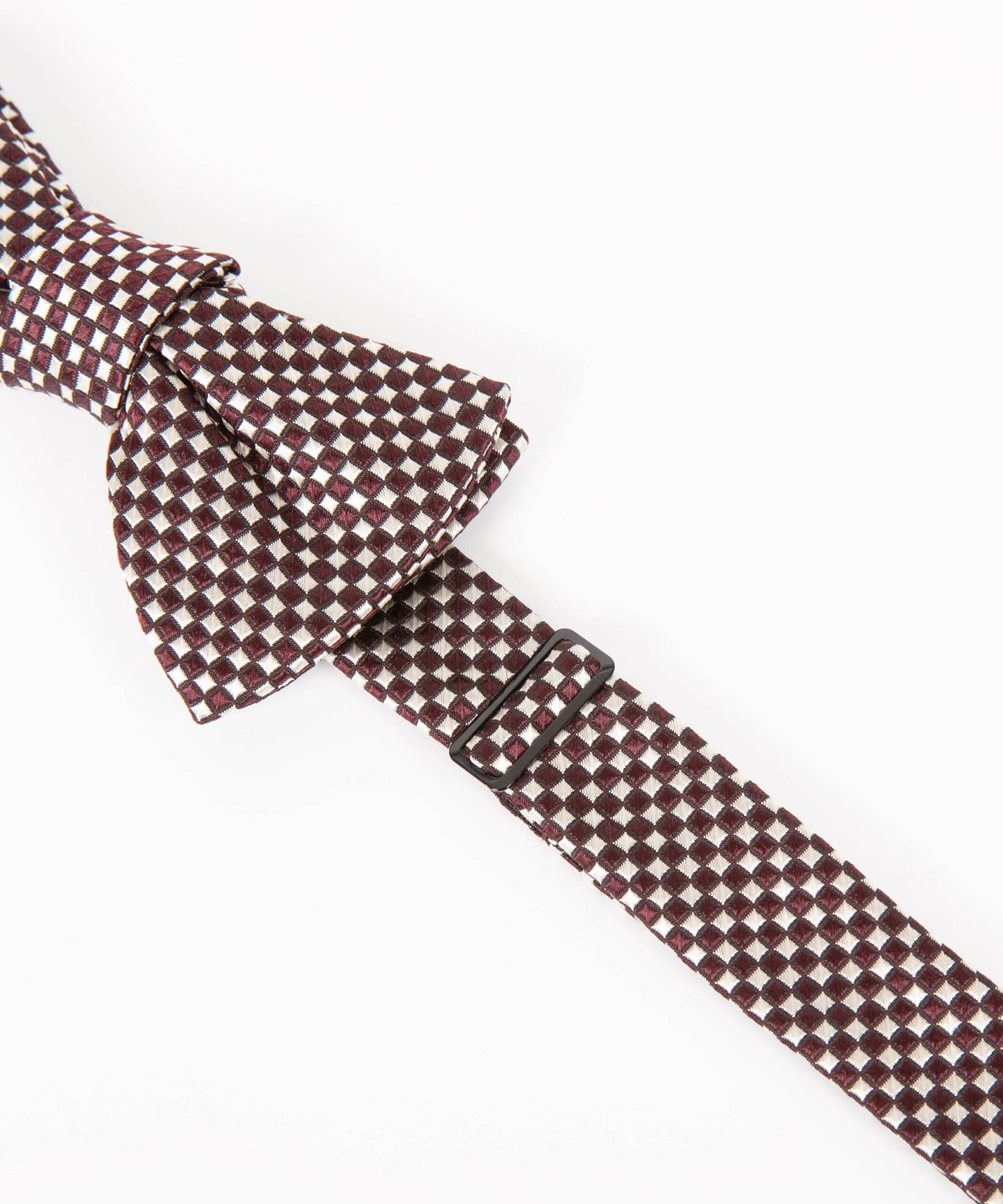 KNOX & TAYLOR ボウタイ(ボルドー/シルバー)