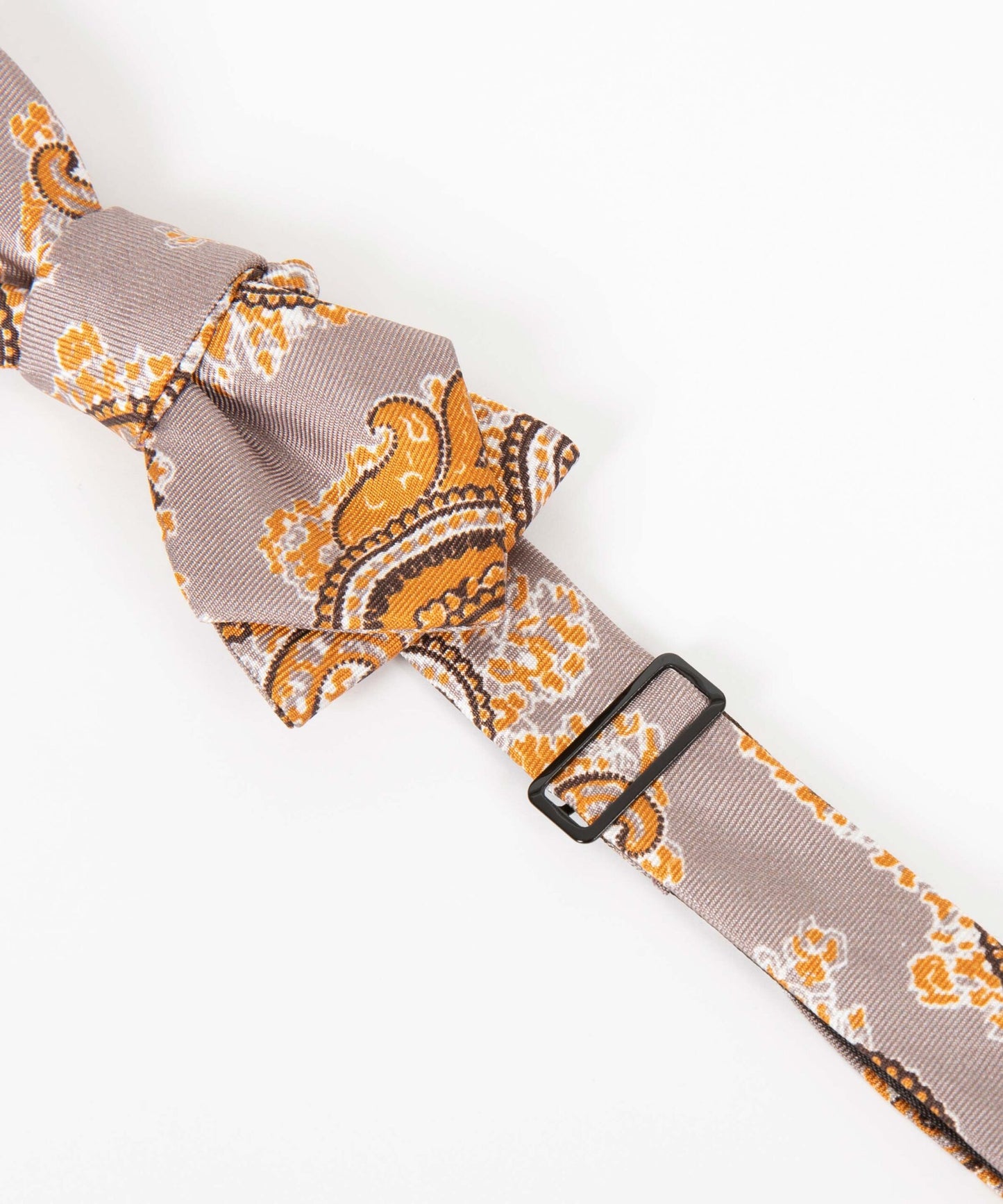 KNOX & TAYLOR ボウタイ(グレーペイズリー)