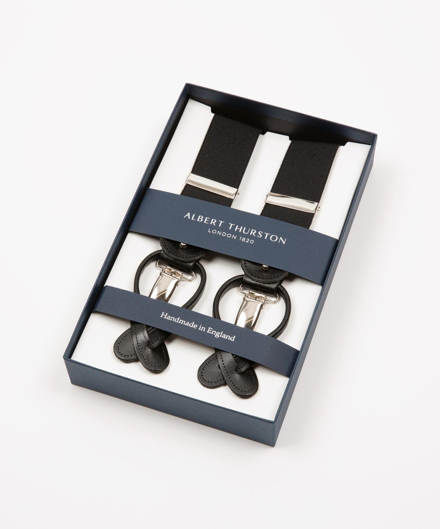 ALBERT THURSTON サスペンダー(ブラック)