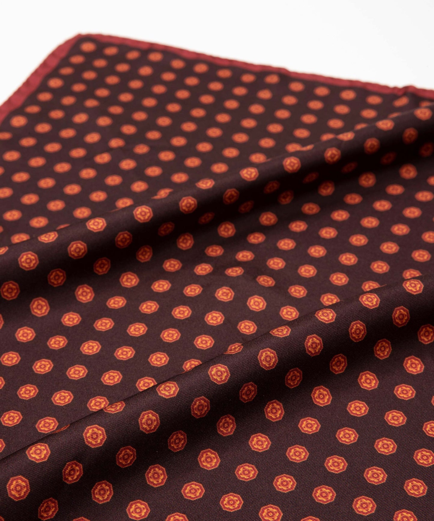 KNOX & TAYLOR チーフ(オレンジコモン)