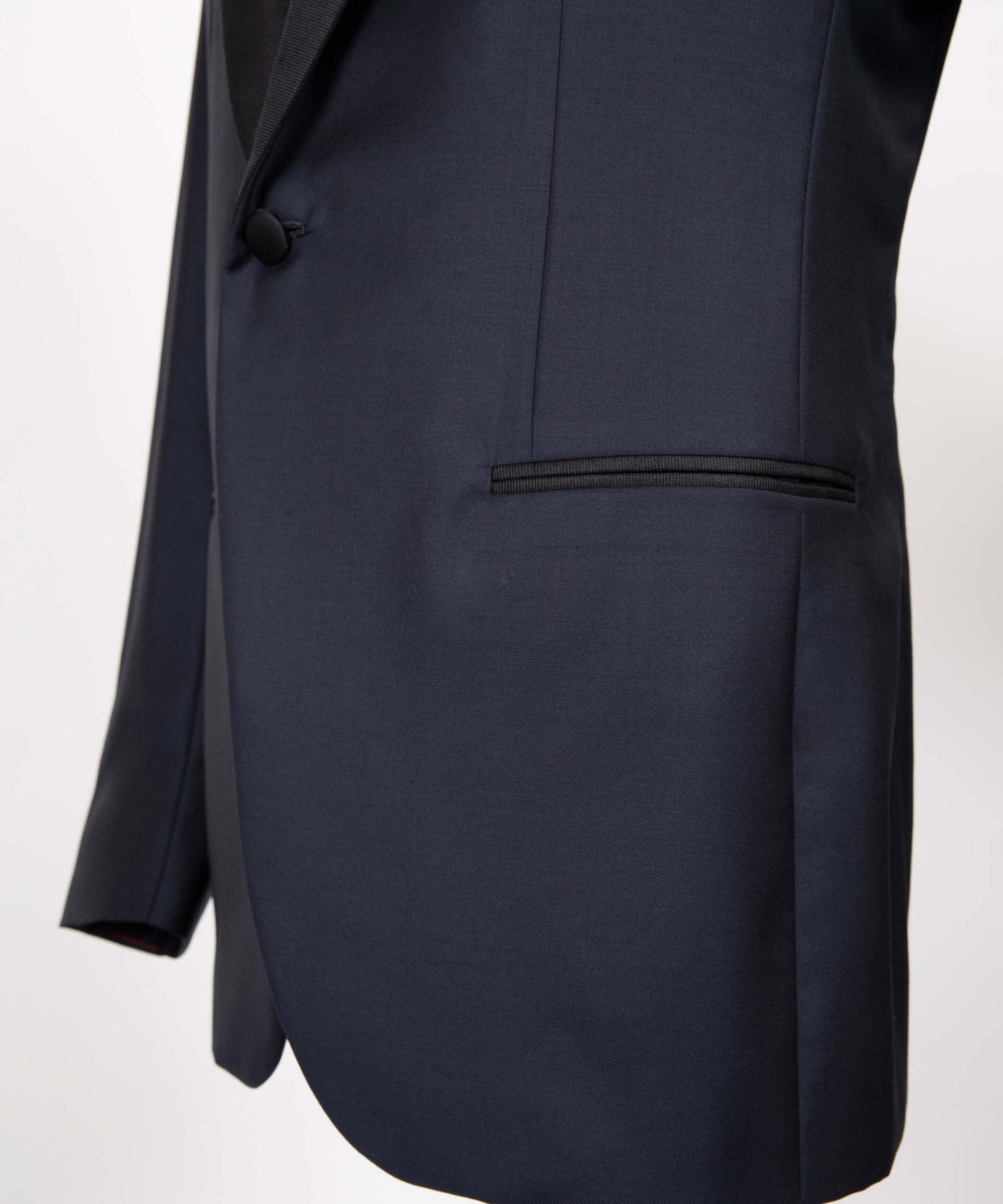 ISAIA MAN TUX SUITS シングルボタン タキシード(ネイビー)