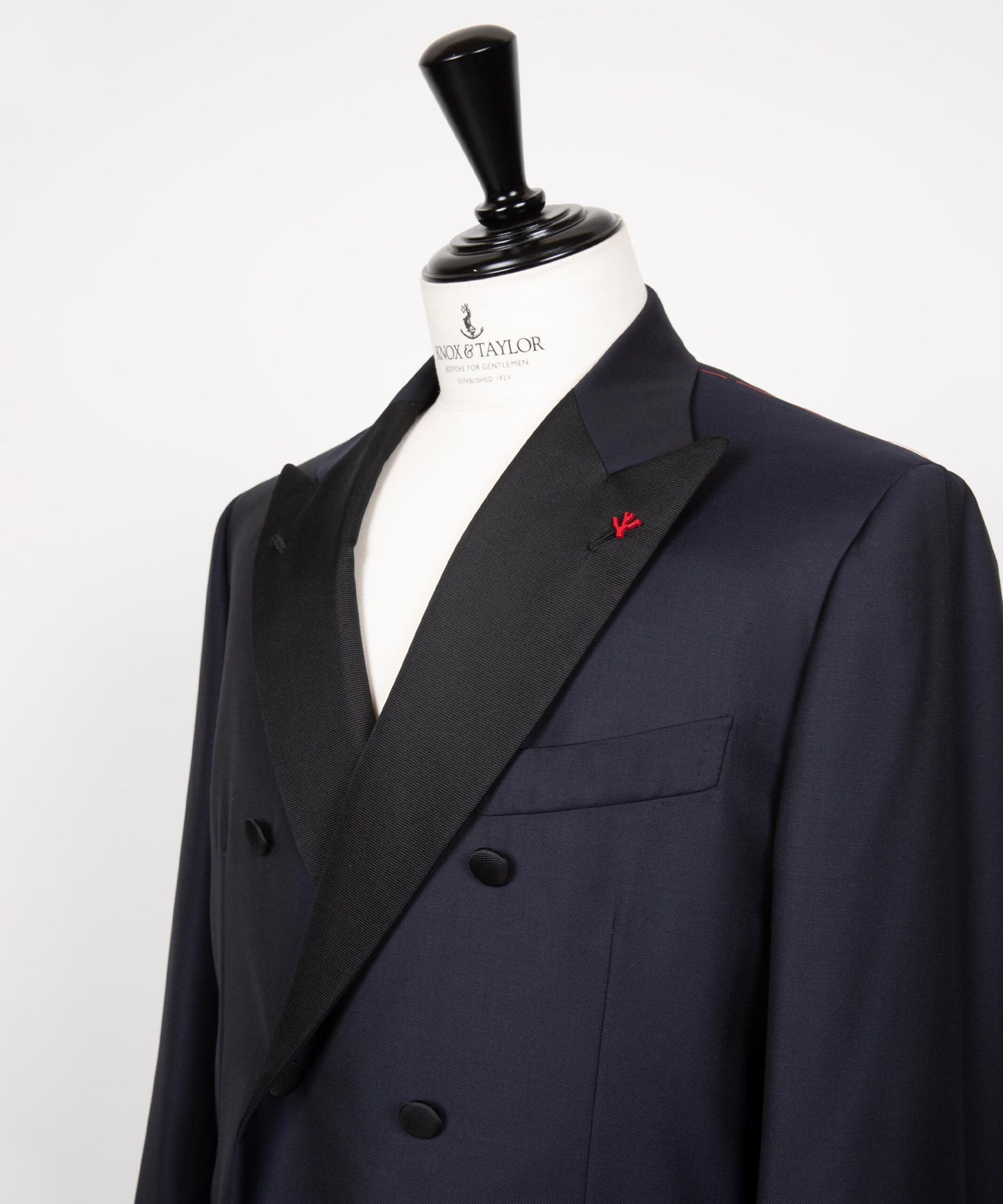 ISAIA MAN W TUX SUITS ダブルボタン タキシード(ネイビー)
