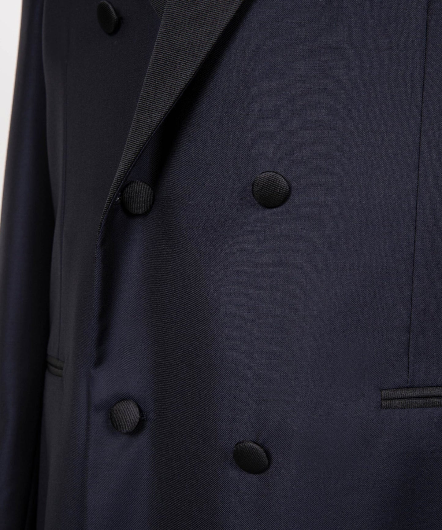 ISAIA MAN W TUX SUITS ダブルボタン タキシード(ネイビー)