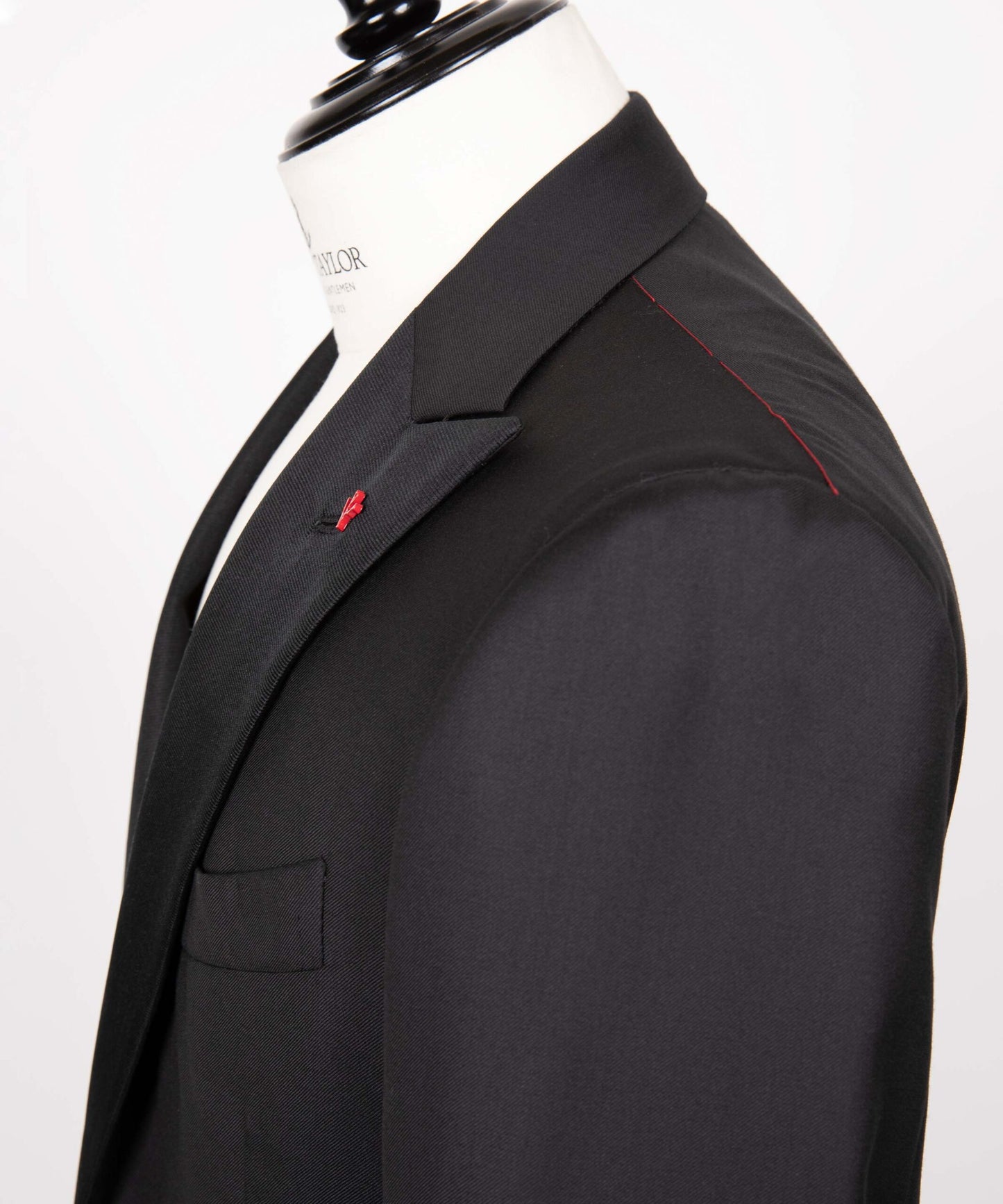 ISAIA MAN TUX SUITS シングルボタン タキシード(ブラック)