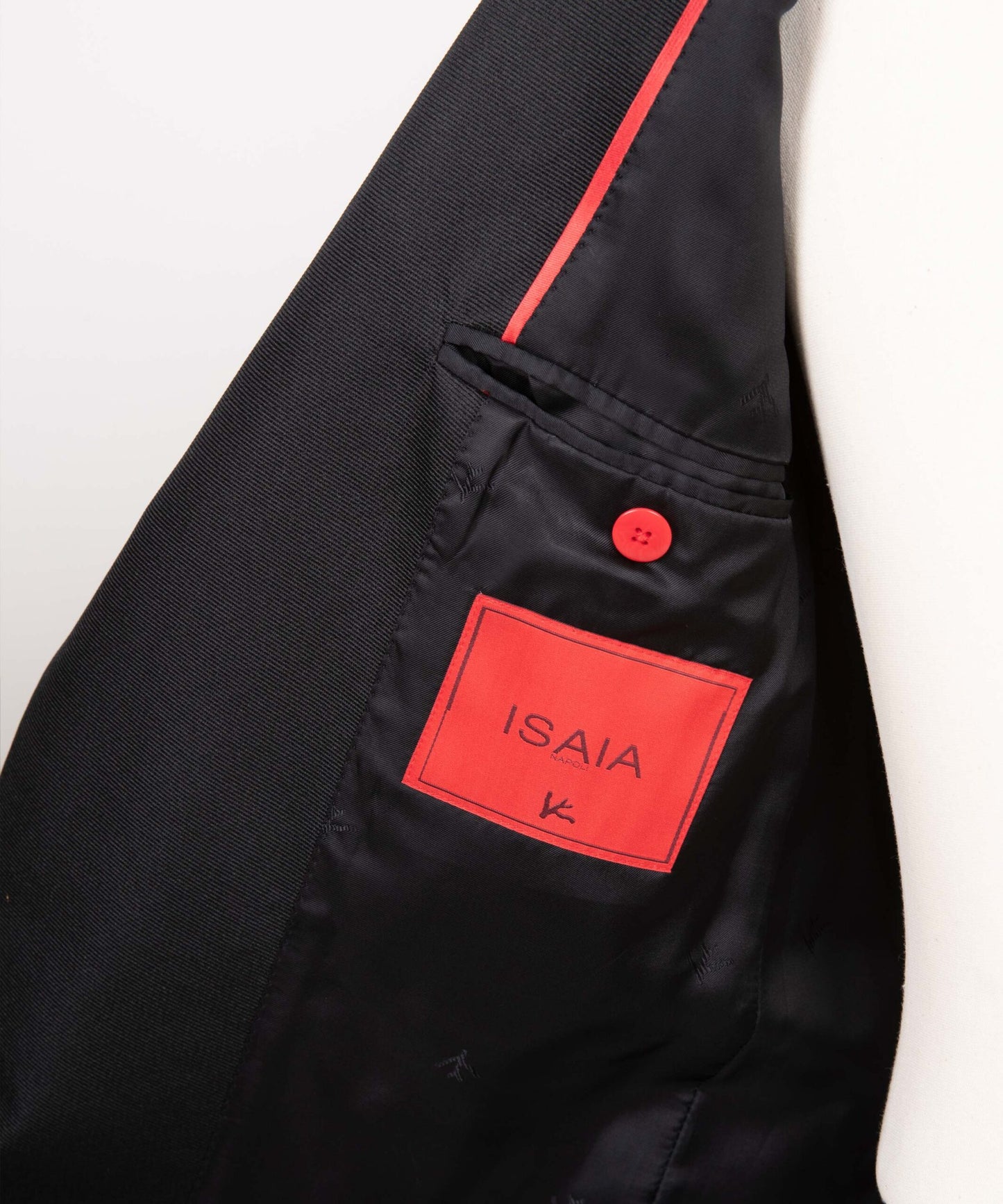 ISAIA MAN TUX SUITS シングルボタン タキシード(ブラック)