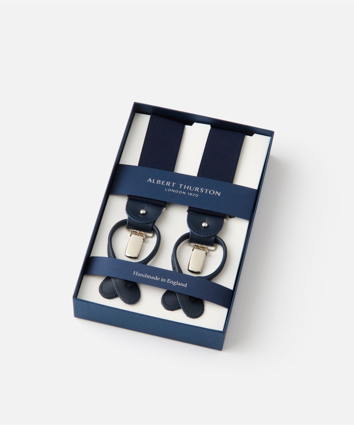 ALBERT THURSTON  サスペンダー(ネイビー)