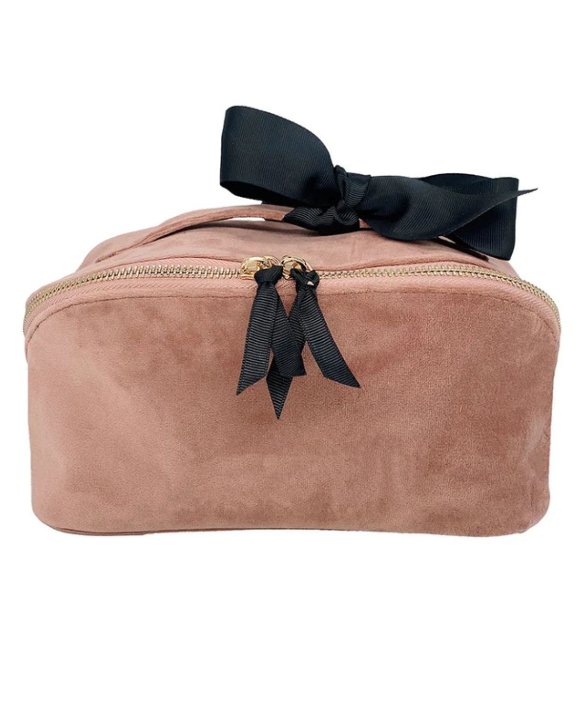 Accordion Makeup Box - Pink Velvet