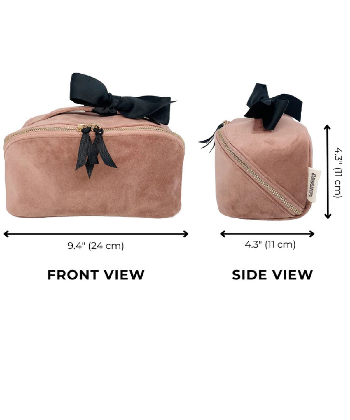 Accordion Makeup Box - Pink Velvet