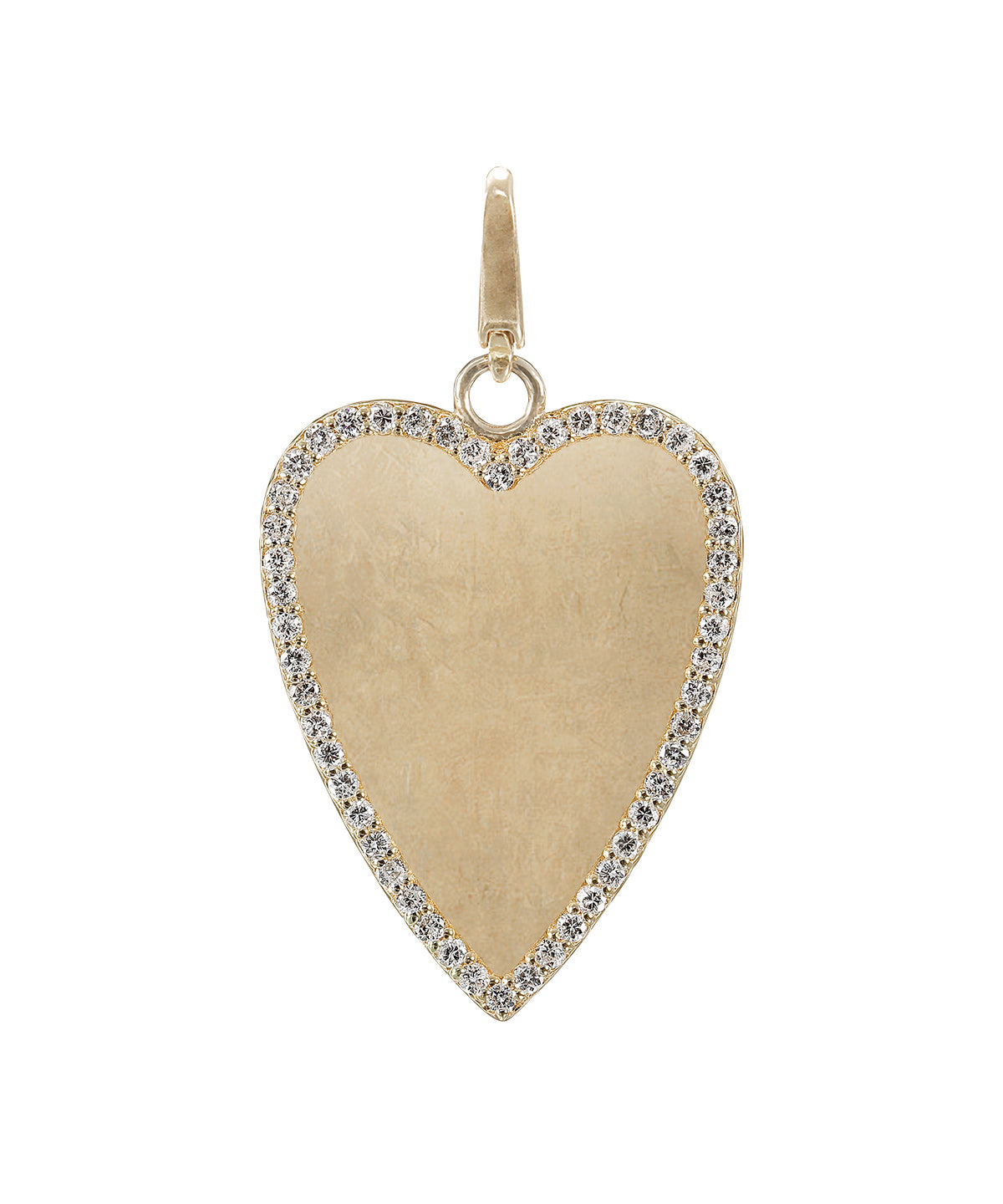Phos Diamond Heart Large Charm-受注生産