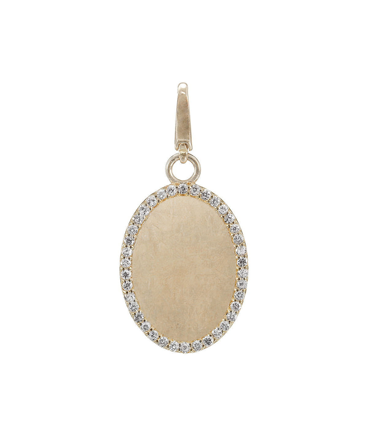 Phos Diamond Oval Charm-受注生産