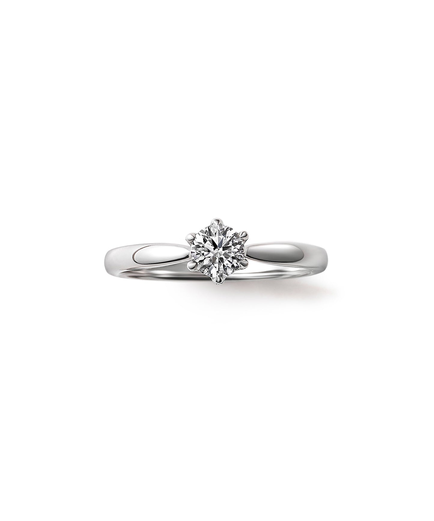 Magnolia Solitaire Ring