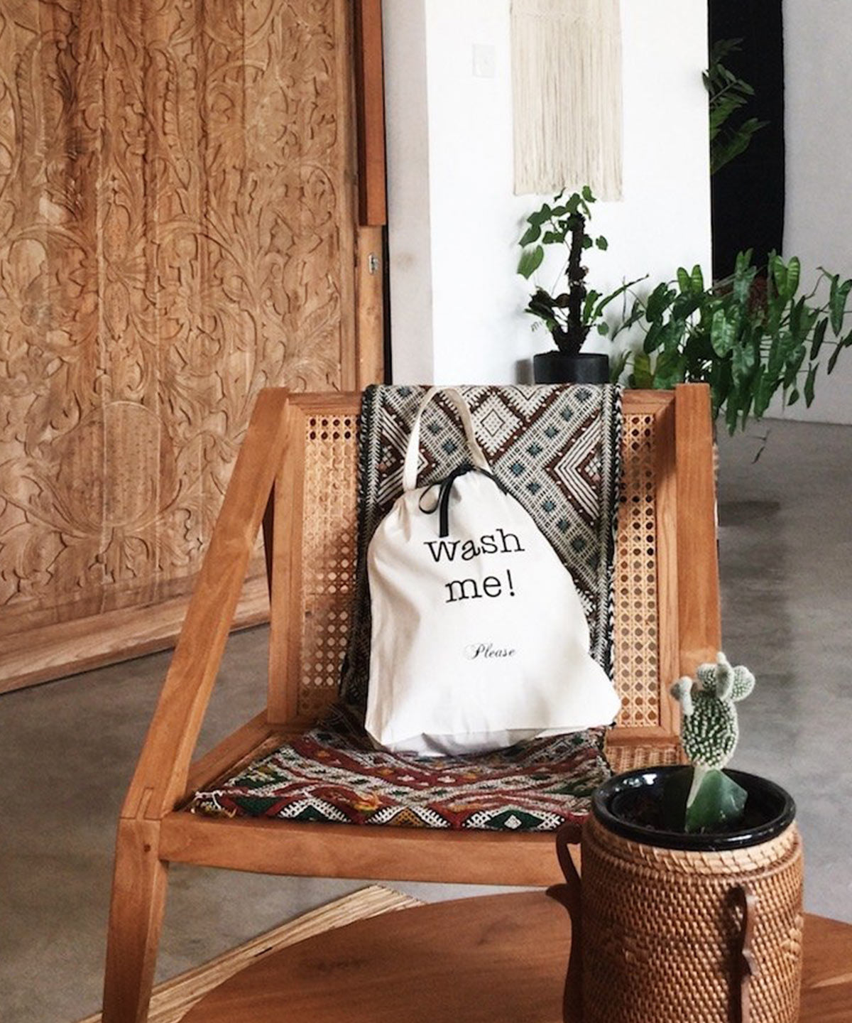 Packing & Organizing Bag, Wash Me Laundry - Cream