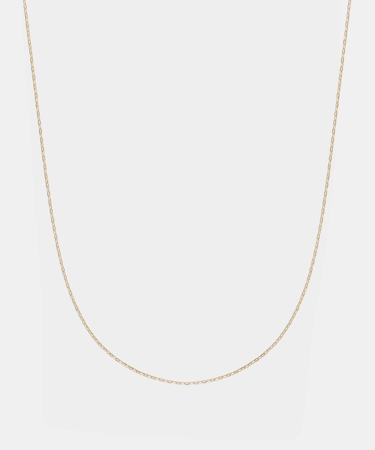 MIRROR CUT SKIN CHAIN NECKLACE 42cm - 受注生産