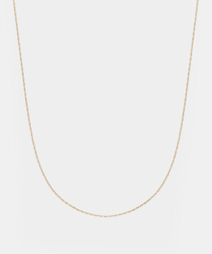 MIRROR CUT SKIN CHAIN NECKLACE 42cm - 受注生産