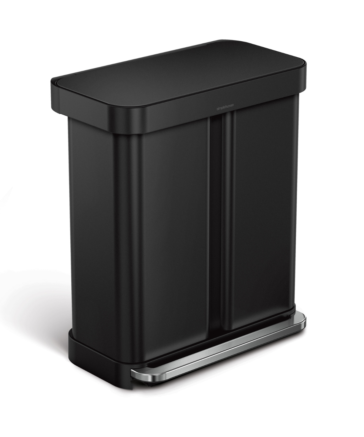 レクタンギュラー ステップカン リサイクラー マットブラック 58L  - お取り寄せ品
