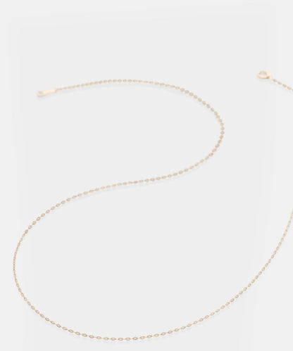 MIRROR CUT SKIN CHAIN NECKLACE 42cm - 受注生産