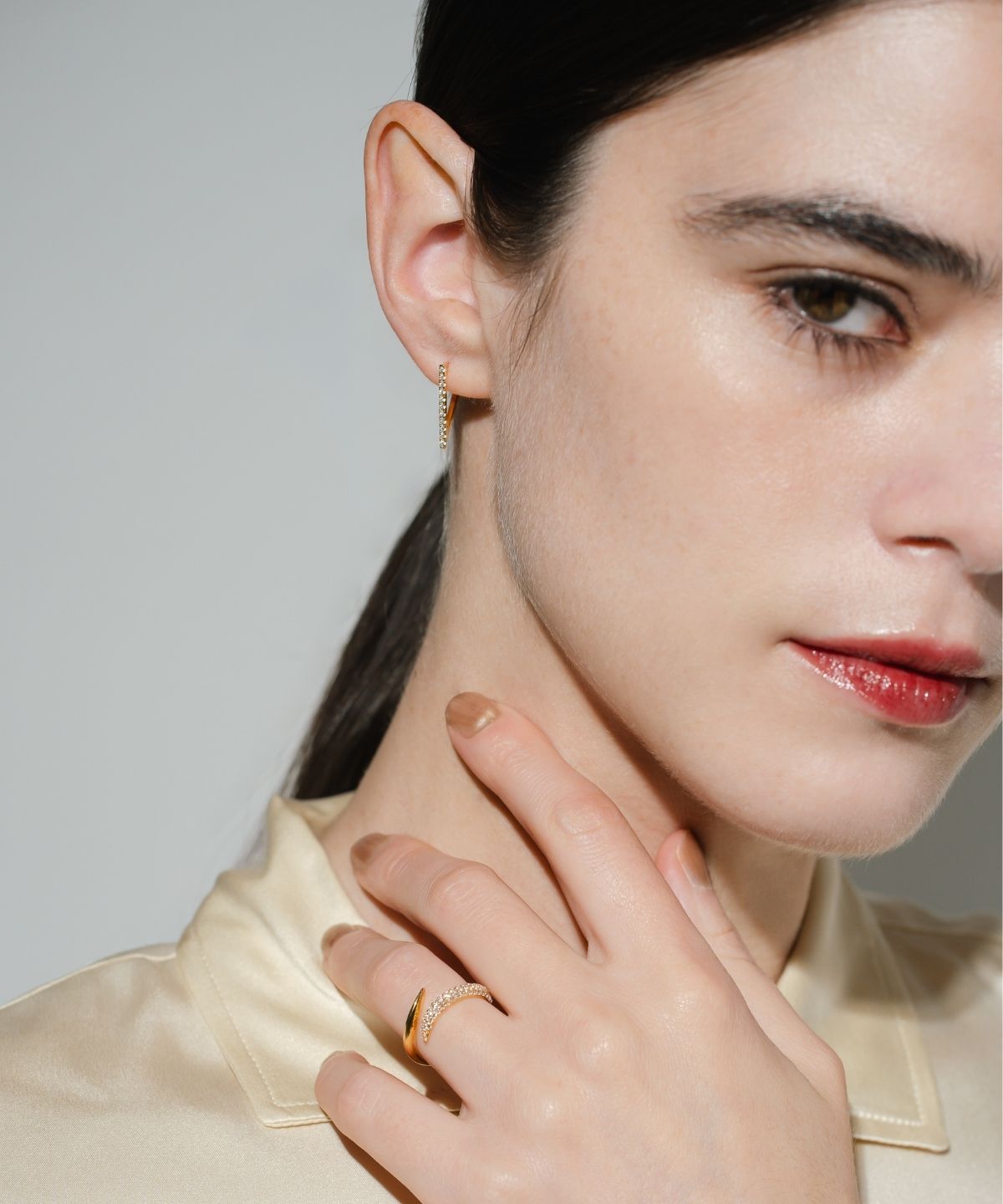 HUG DIAMOND RING - 受注生産