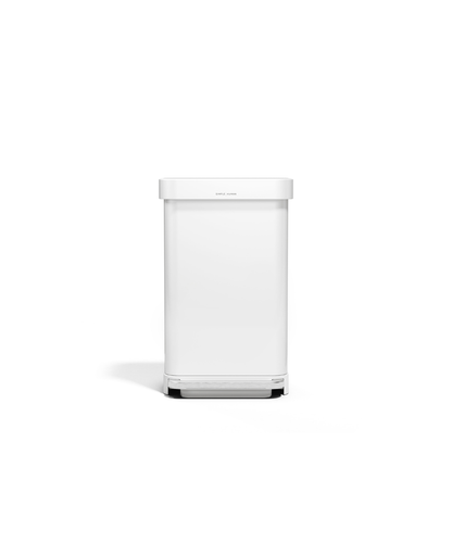 レクタンギュラーステップカン ホワイト 45L - お取り寄せ品