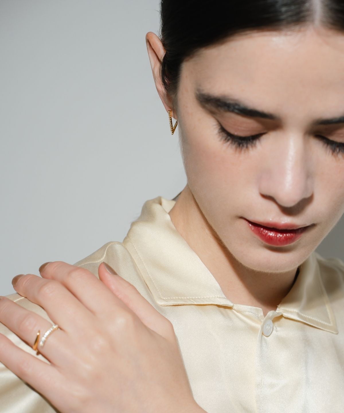 HUG DIAMOND RING - 受注生産