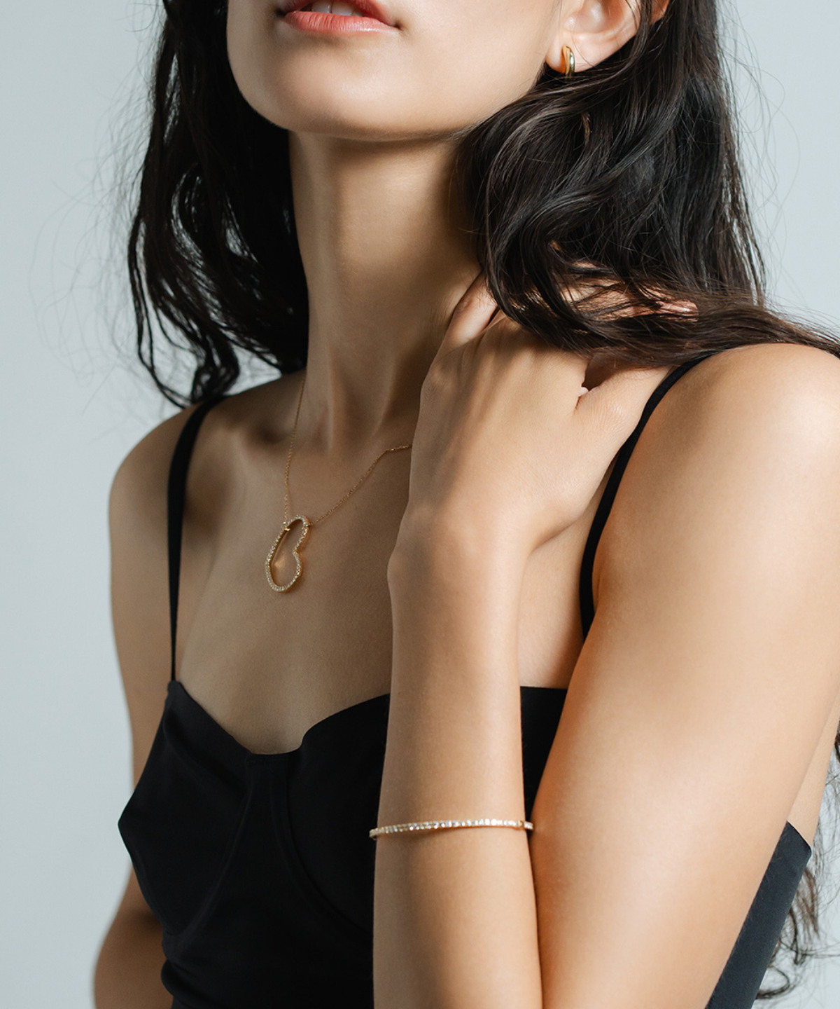 BOLD GOLD HOOP PIERCE - 受注生産