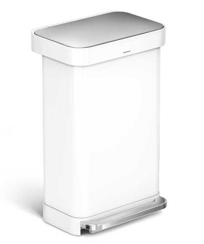 レクタンギュラーステップカン ホワイト 45L - お取り寄せ品