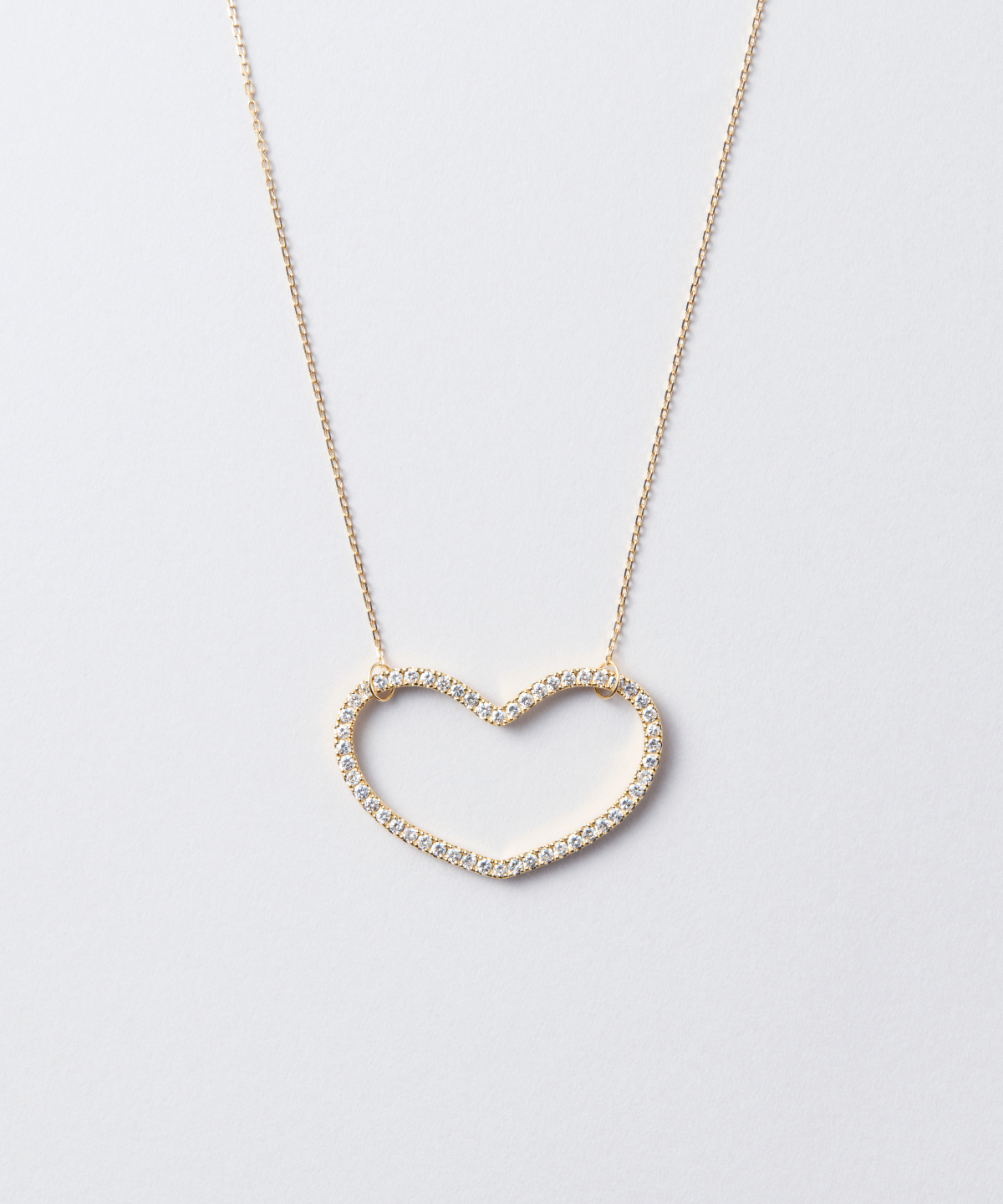 Anna Diamond necklace medium K18YG - 受注生産