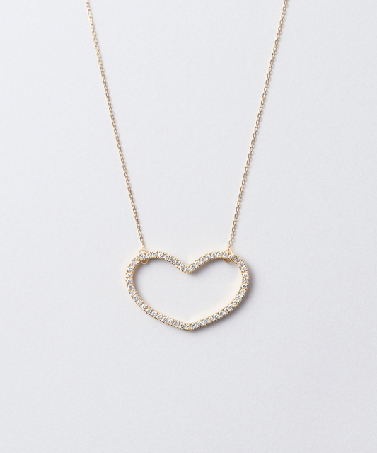 Anna Diamond necklace medium K18YG - 受注生産