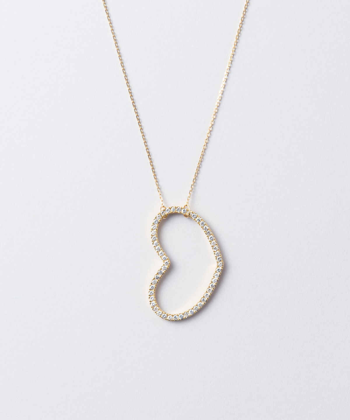 Anna Diamond necklace medium K18YG - 受注生産