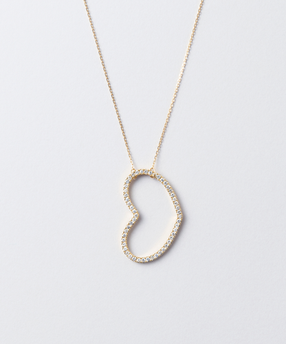 Anna Diamond necklace medium K18YG - 受注生産