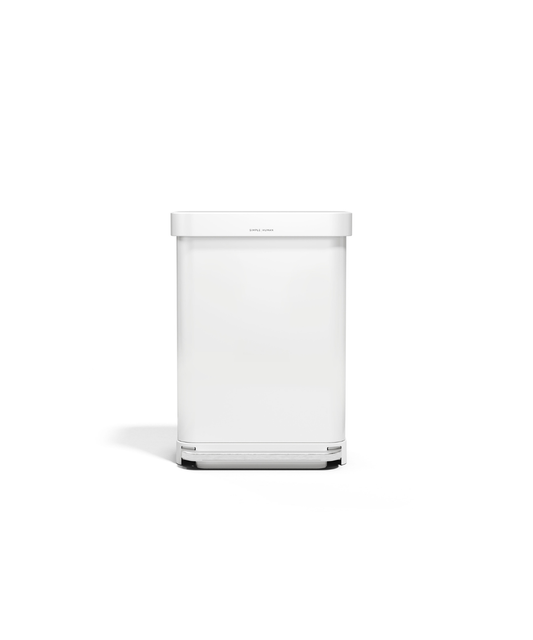 レクタンギュラー ステップカン ホワイト 55L - お取り寄せ品