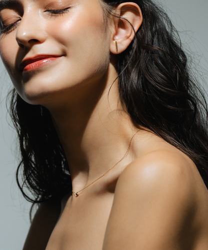 BOLD GOLD BAR PIERCE - 受注生産
