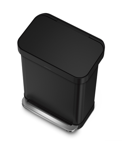 レクタンギュラー ステップカン マットブラック 55L - お取り寄せ品