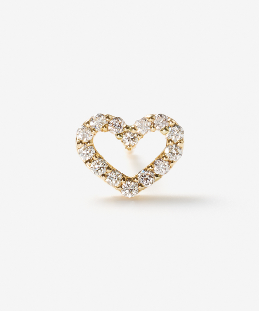 WIDE HEART PIERCE（片耳用） - 受注生産