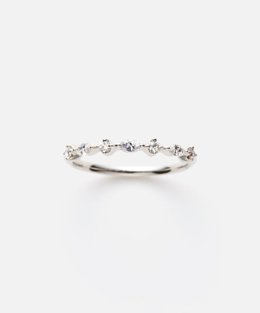 Magnolia Eternal Marquise Diamond Line Ring