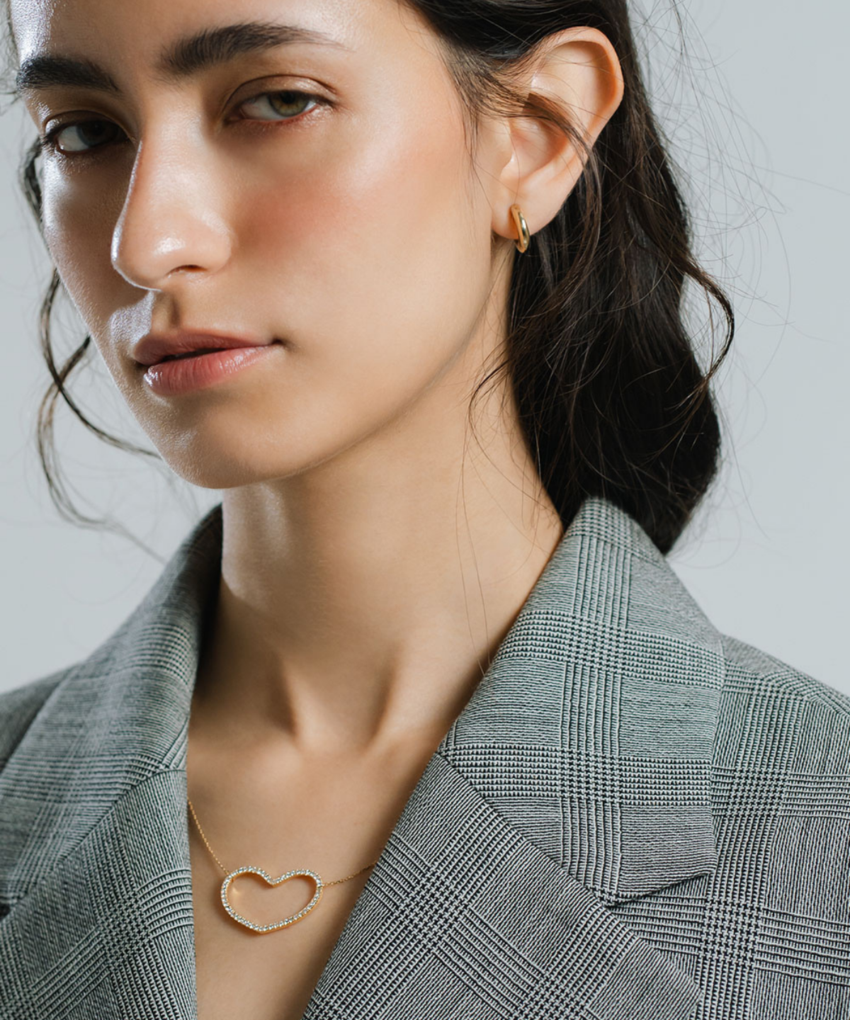 BOLD GOLD HOOP PIERCE - 受注生産