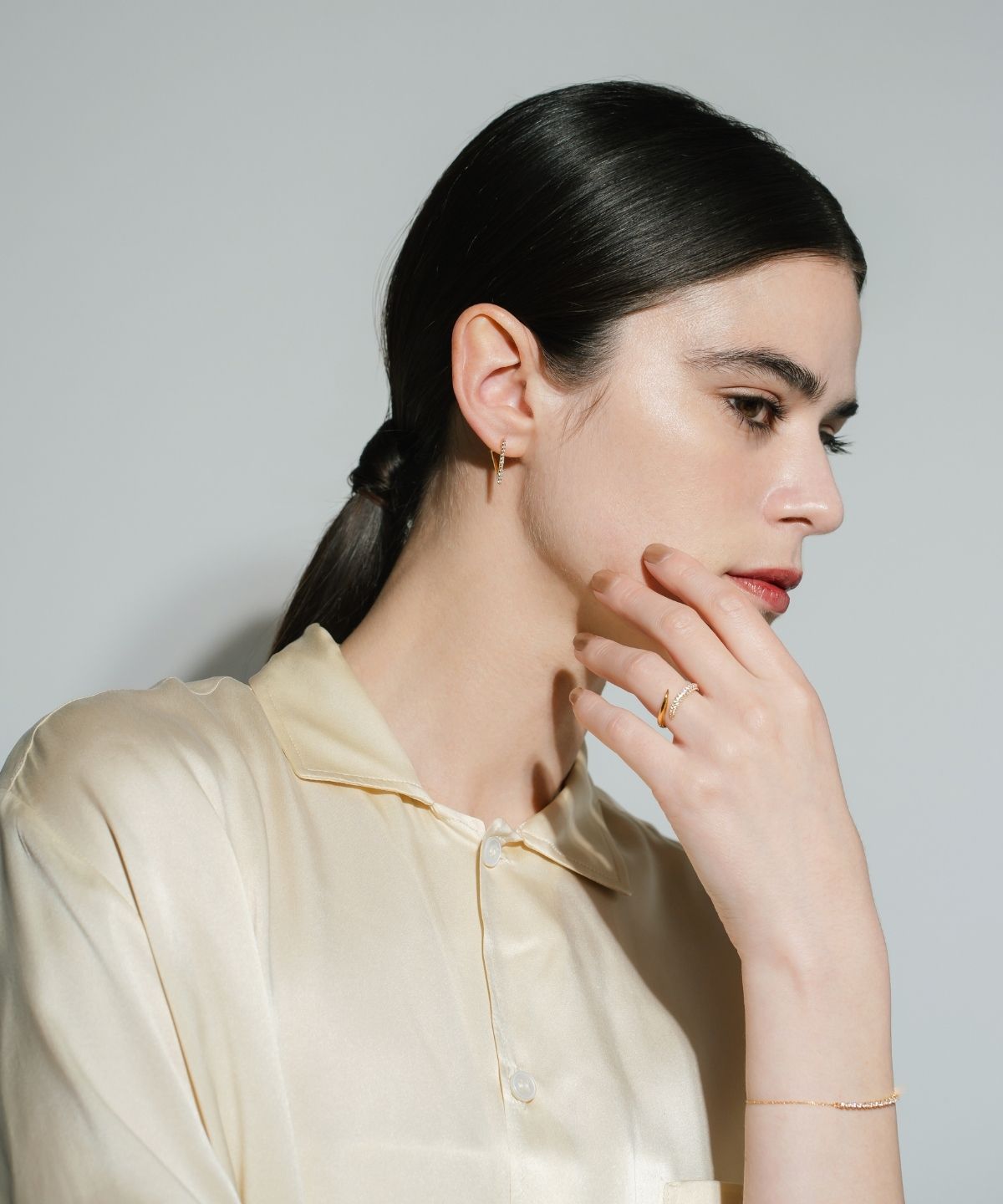 HUG DIAMOND RING - 受注生産