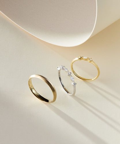 Magnolia Eternal Band Ring K18CG