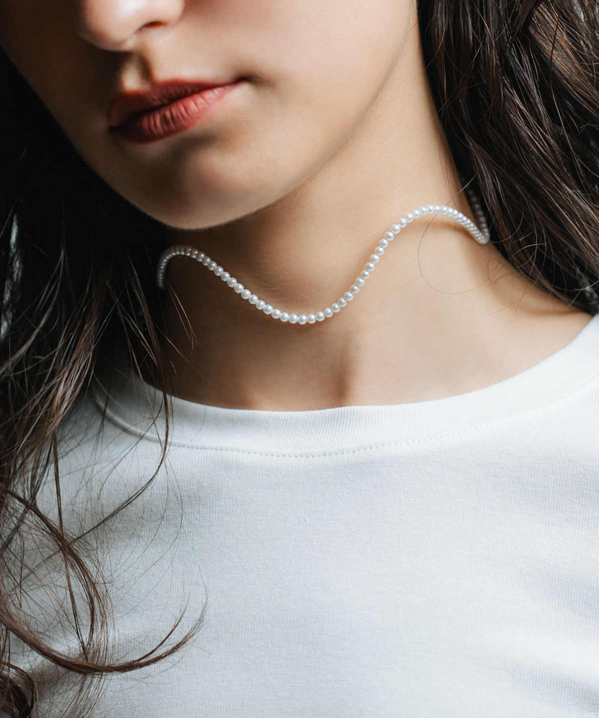 SCALLOP PEARL CHOKER - 受注生産