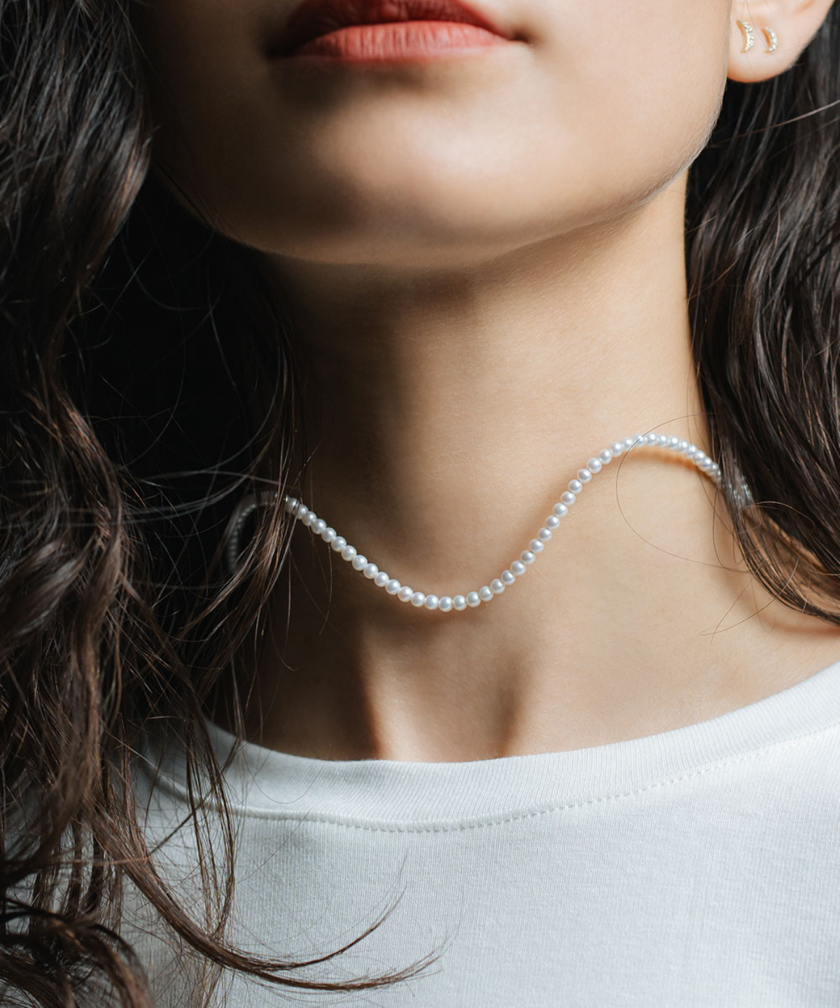 SCALLOP PEARL CHOKER - 受注生産