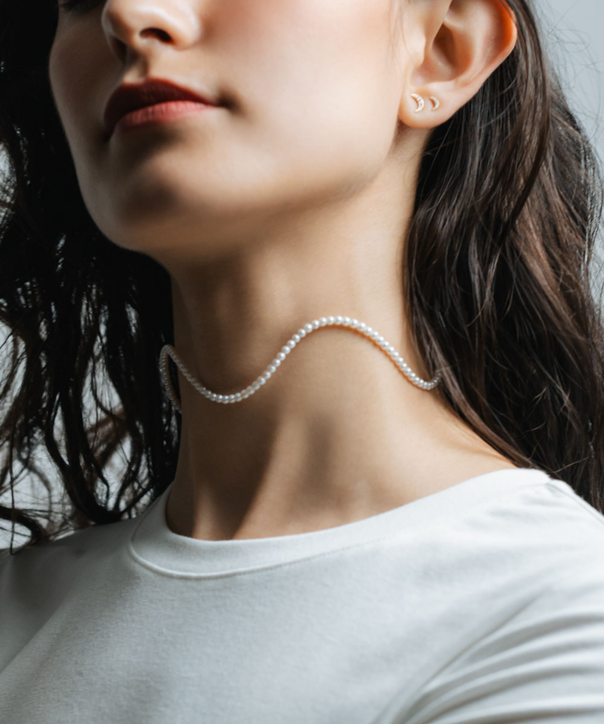 SCALLOP PEARL CHOKER - 受注生産