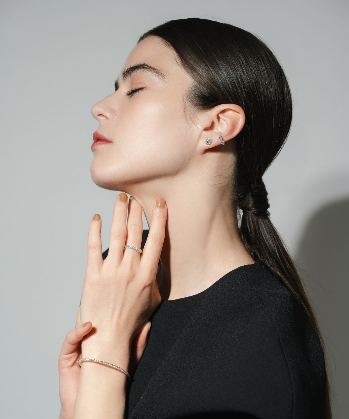 INFINITE DIAMOND BANGLE - 受注生産