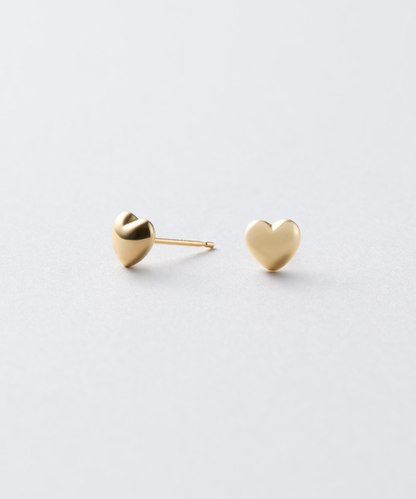 BOLD GOLD HEART PIERCE - 受注生産