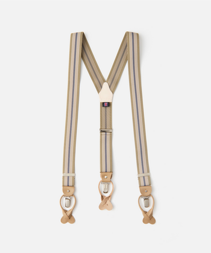ALBERT THURSTON  サスペンダー（グリーンストライプ）