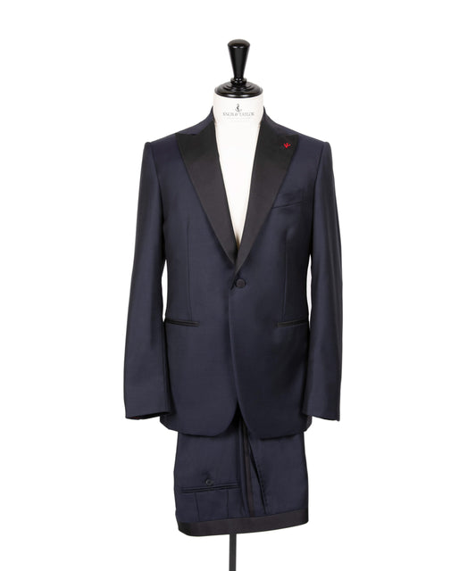 ISAIA MAN TUX SUITS シングルボタン タキシード（ネイビー）