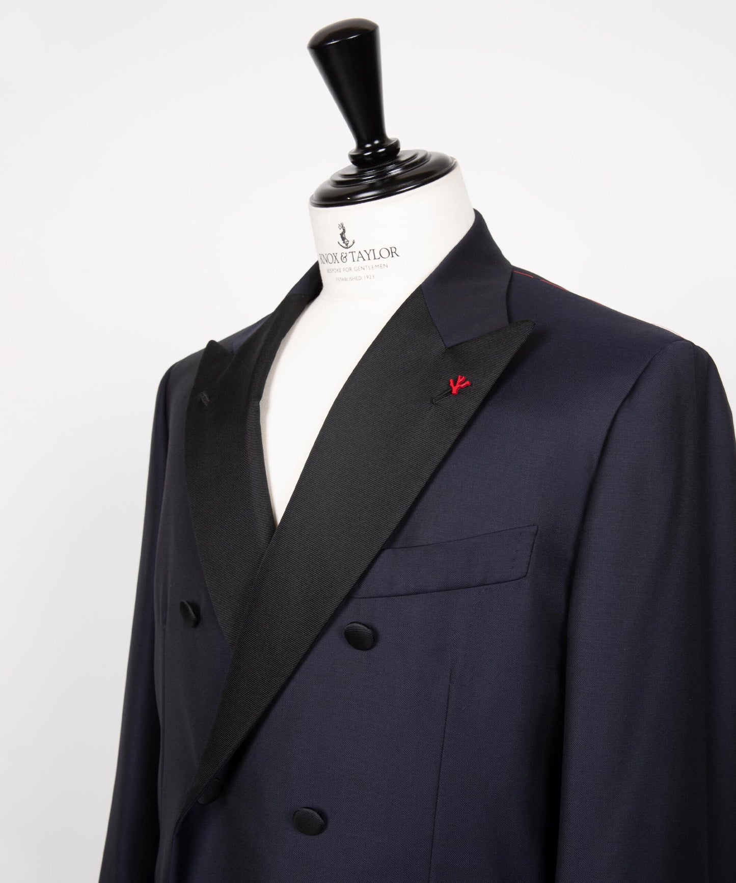 ISAIA MAN W TUX SUITS ダブルボタン タキシード（ネイビー）