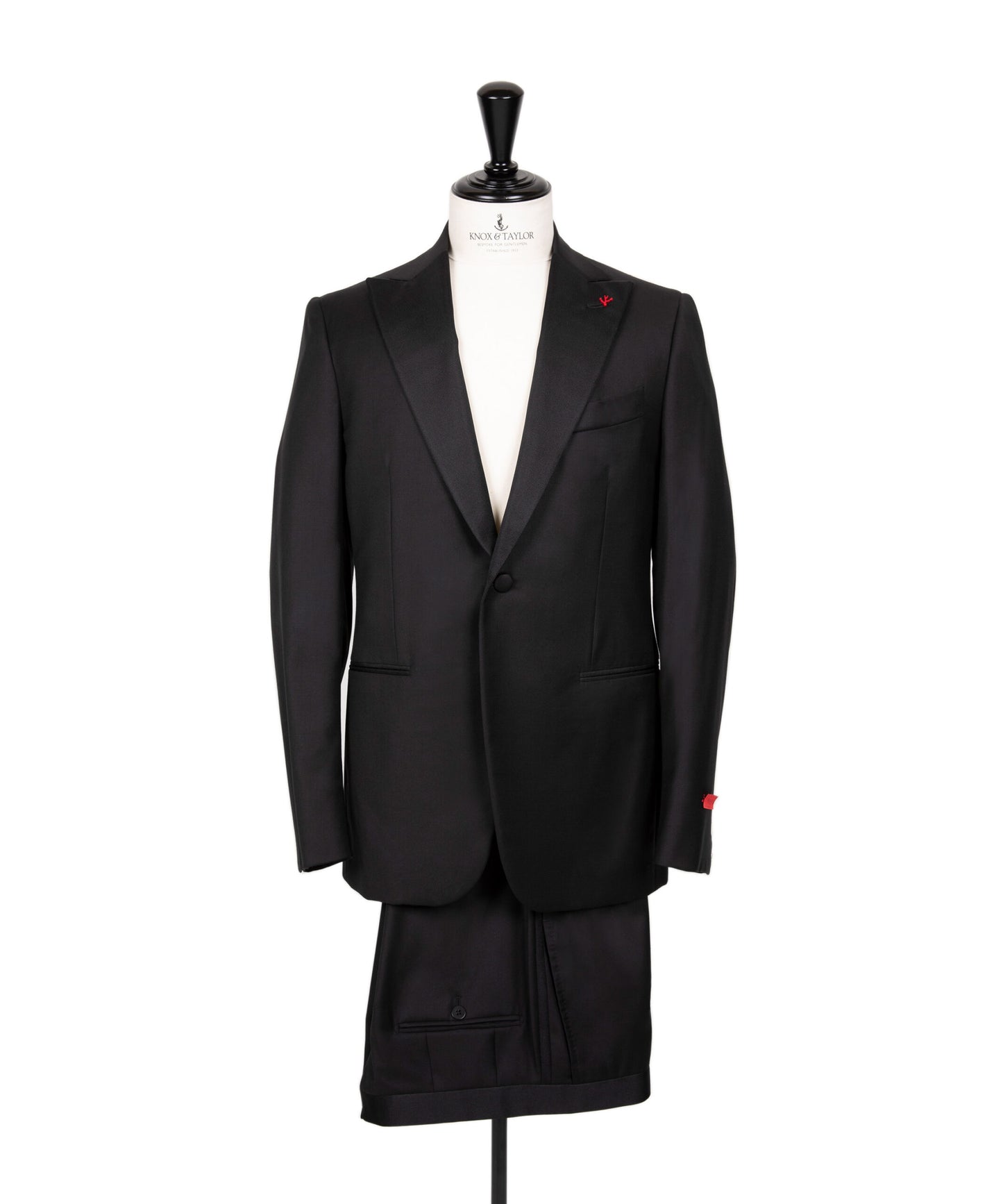 ISAIA MAN TUX SUITS シングルボタン タキシード（ブラック）