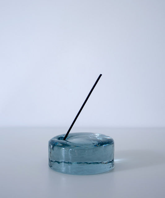 INCENSE STAND 75φ - blue gray